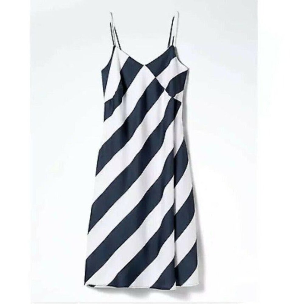 NWT Banana Republic Cascade Slip Dress Size 8* Defect MSRP$128 - Picture 1 of 12